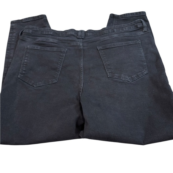On 34th Black Size 20 Skinny Straight Leg Cotton Blend Casual Jeans Casual Work - Picture 7 of 7
